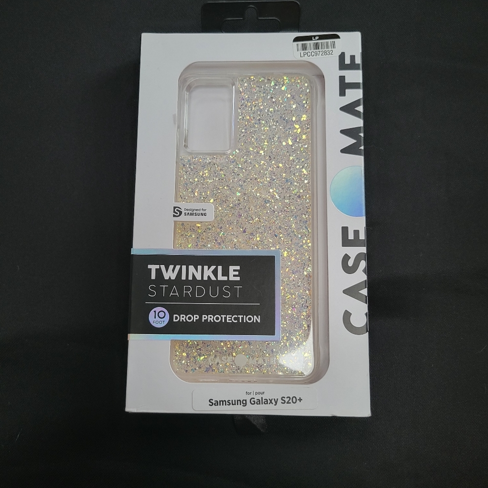 Case-Mate Twinkle Stardust Glitter Sparkle Cellphone Case Samsung Galaxy S20+